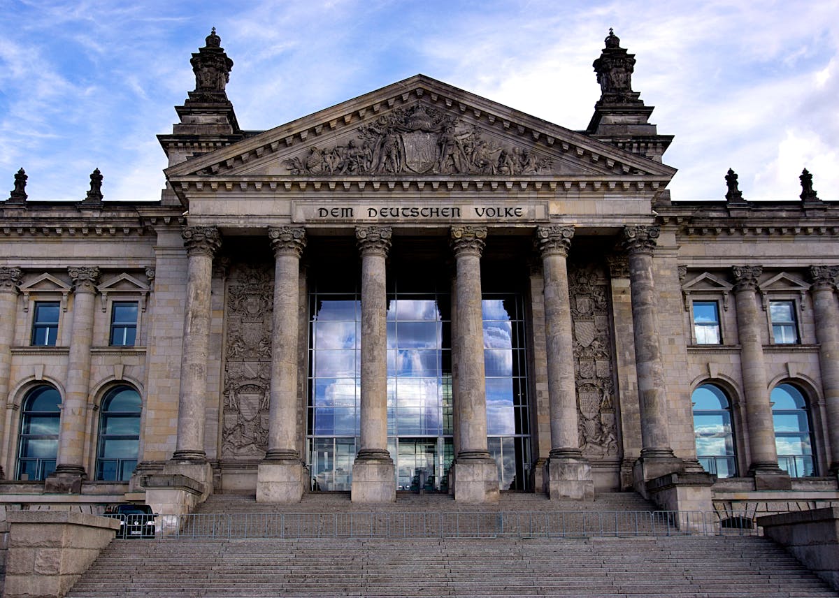 The Reichstag building in Berlin, seat of the German parliament